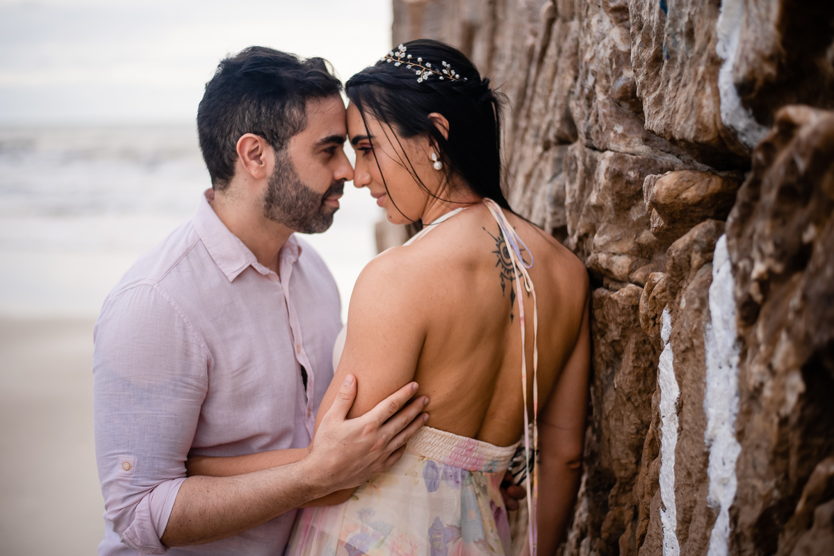 Por do sol beira mar por fotografo em fortaleza