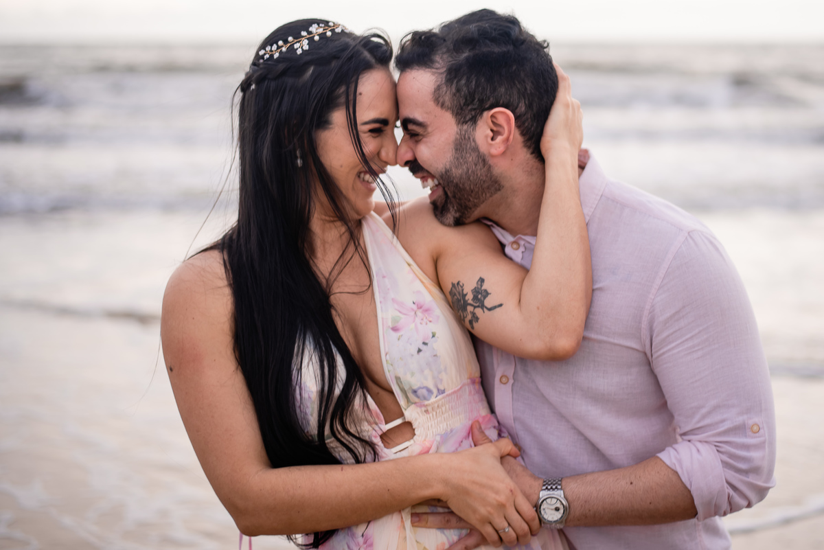 Por do sol beira mar por fotografo em fortaleza