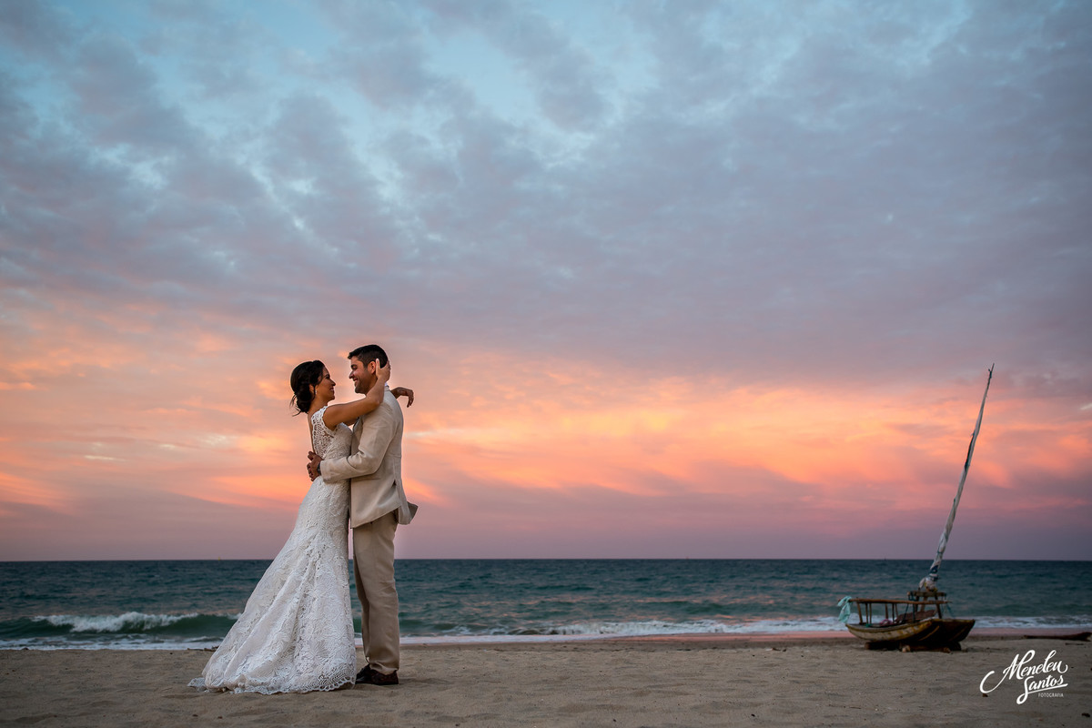 Casamento na praia por fotografo em fortaleza Meneleu Santos