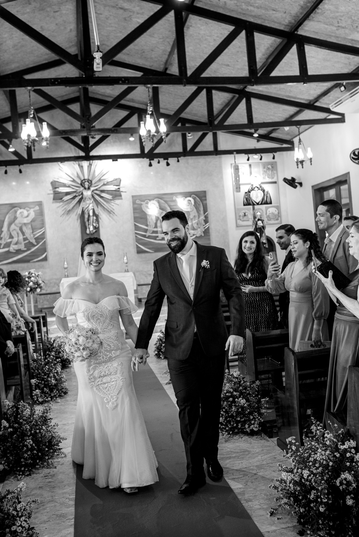 Casamento Religioso na Igreja São João Eudes com fotógrafo de casamento em Fortaleza