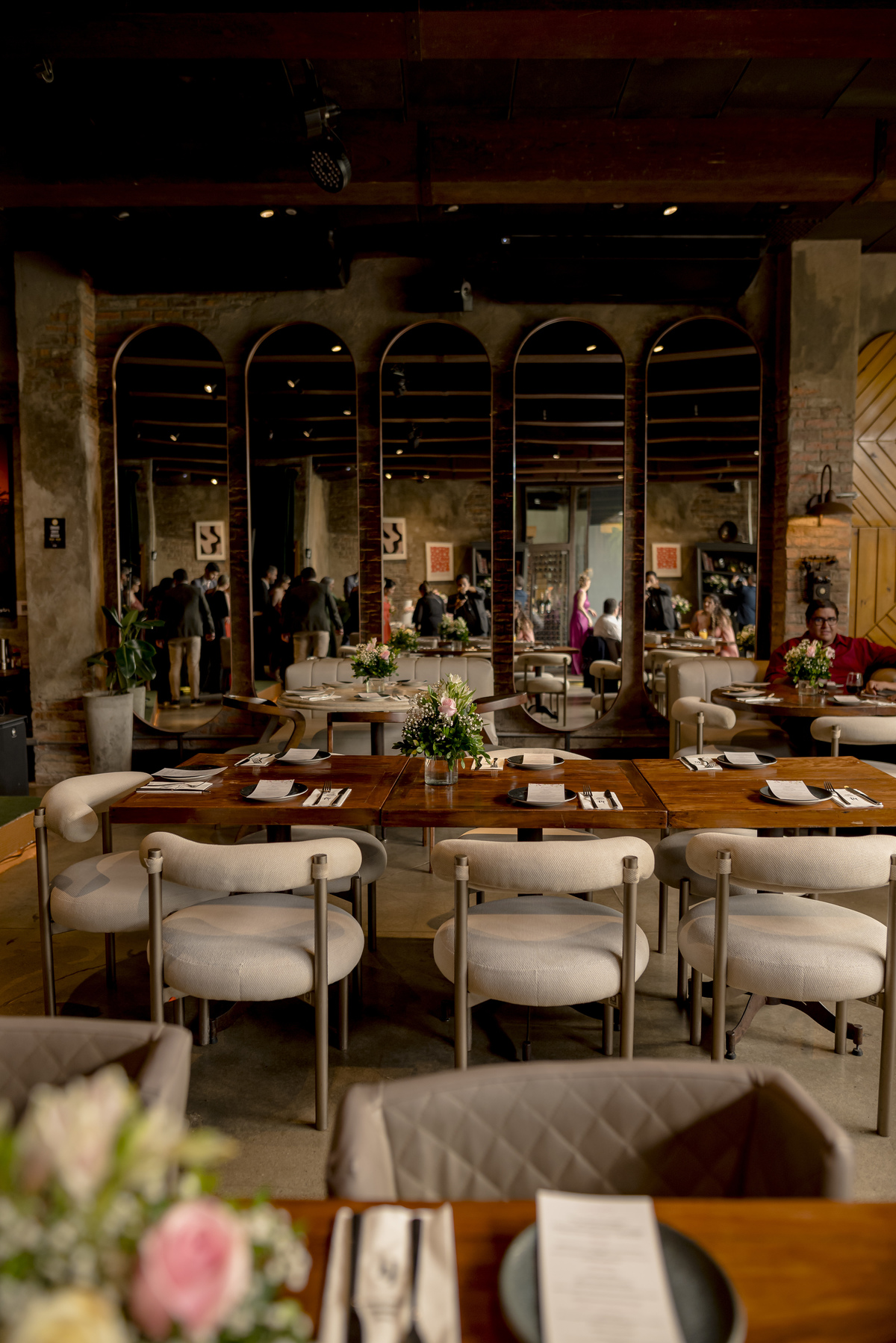  recepção intimista no Moleskine Gastrobar.