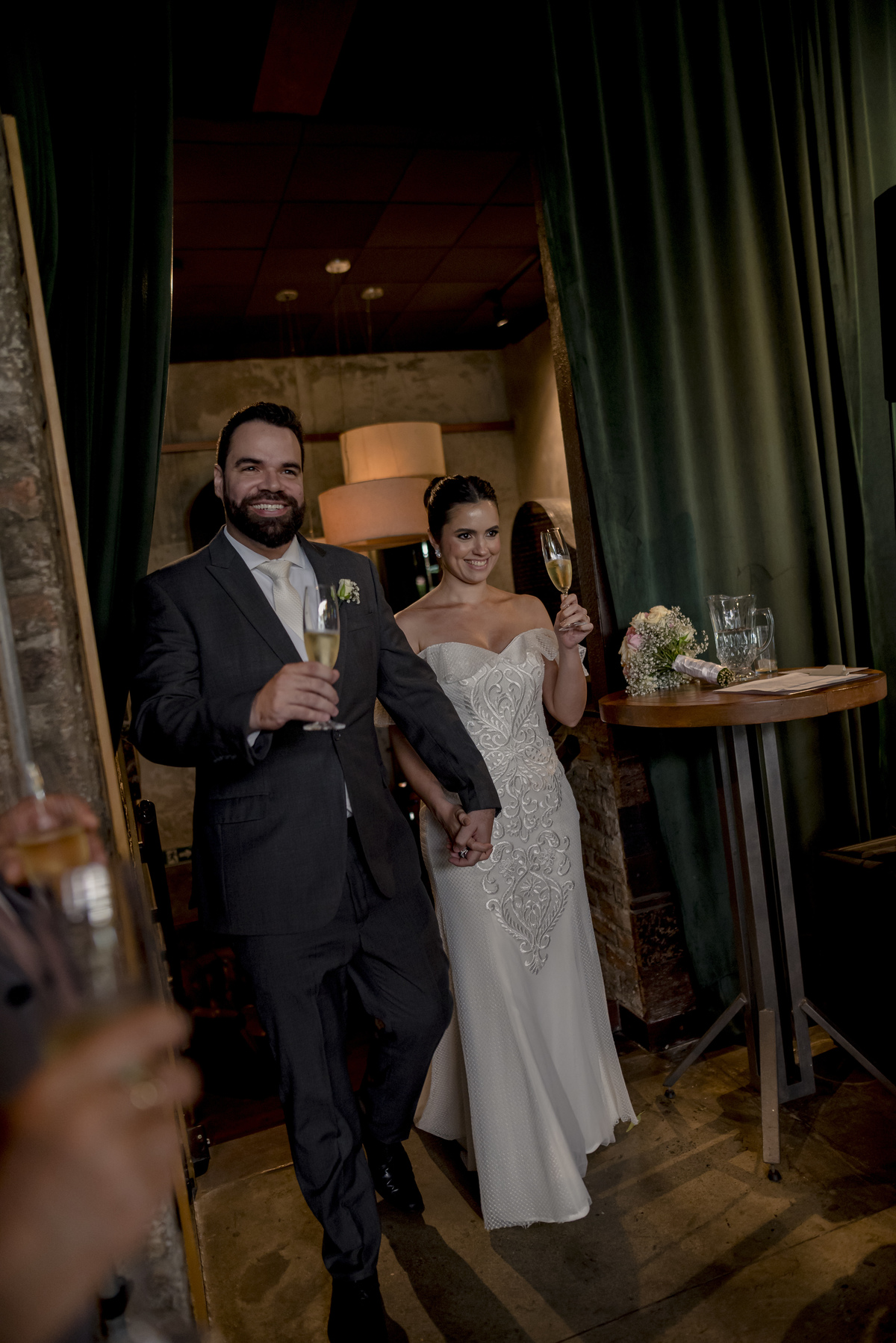  recepção intimista no Moleskine Gastrobar.