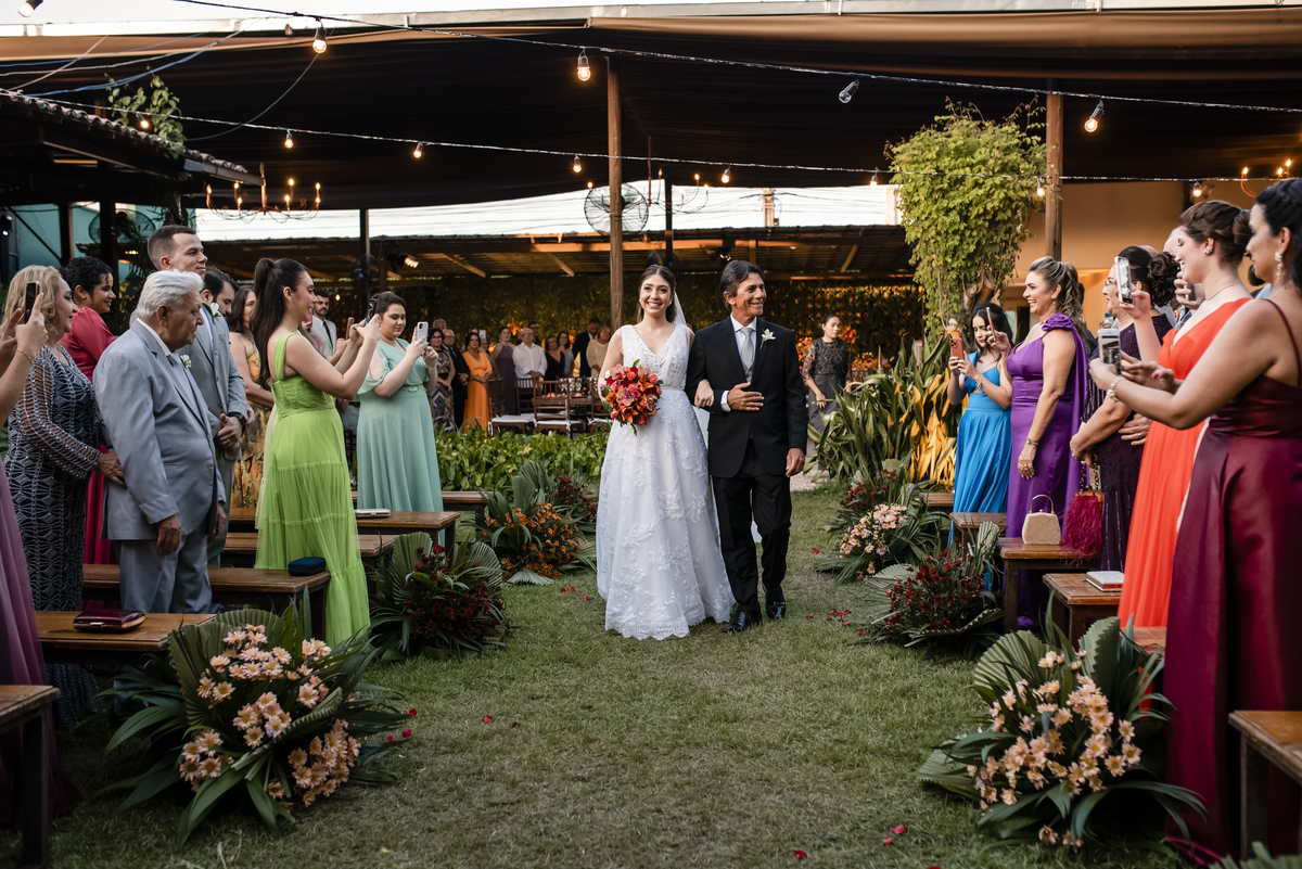 Casamento ao ar livre no Espaço Hibisco em fortaleza