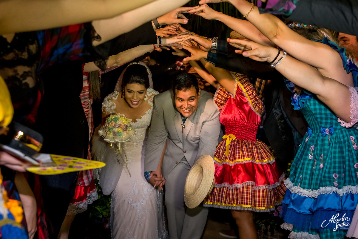 Casamento quadrilha junina em Fortaleza por Fotógrafo de casamento Meneleu Santos
