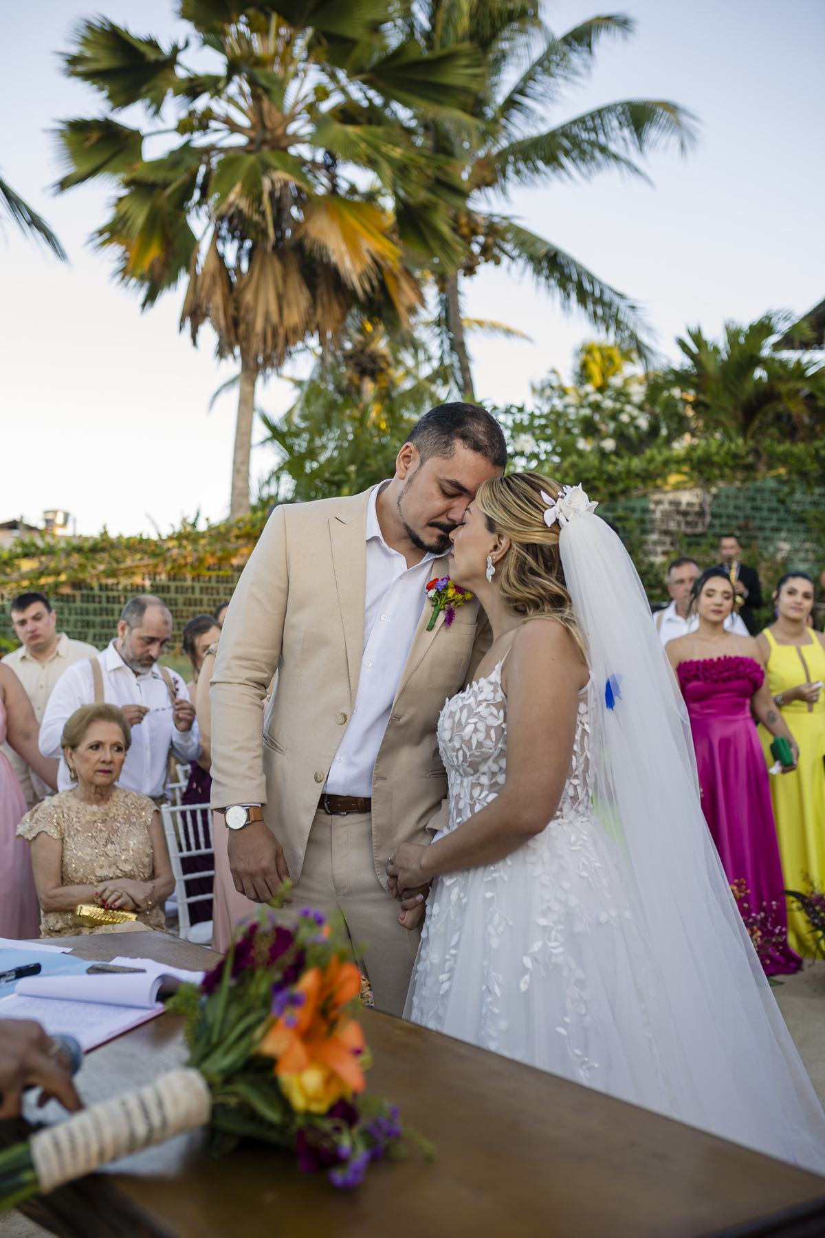 Casamento na Praia de Iparana no Ceará