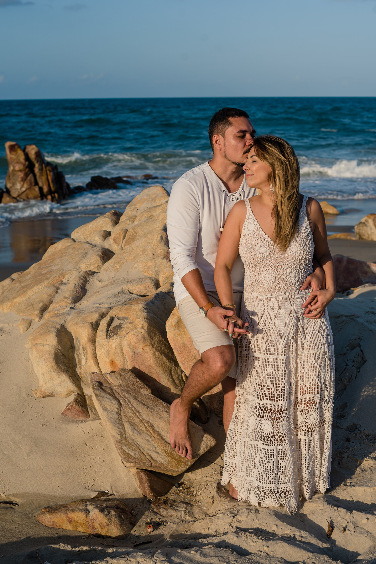 Ensaio de casal na praia do barro preto -CE