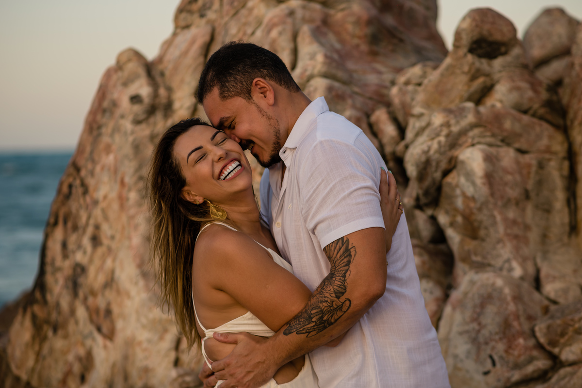 Ensaio de casal na praia do barro preto -CE