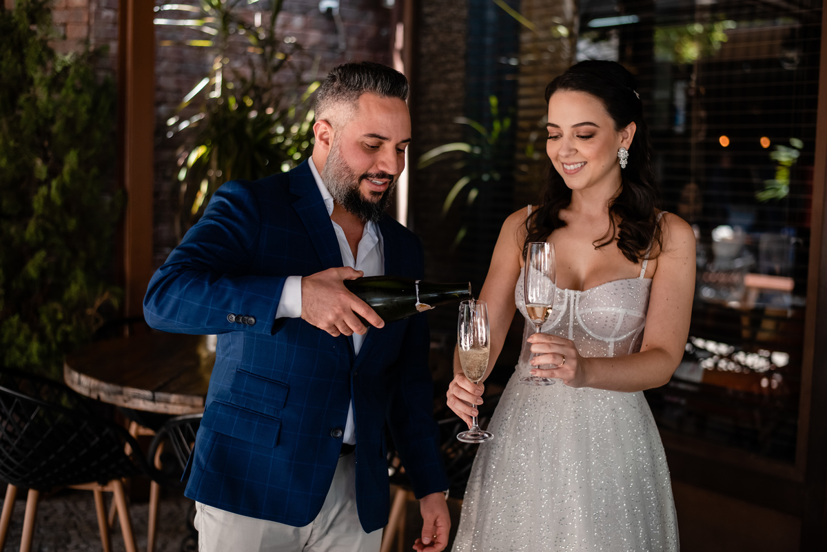 recepção em restaurante no shopping Bugavilia