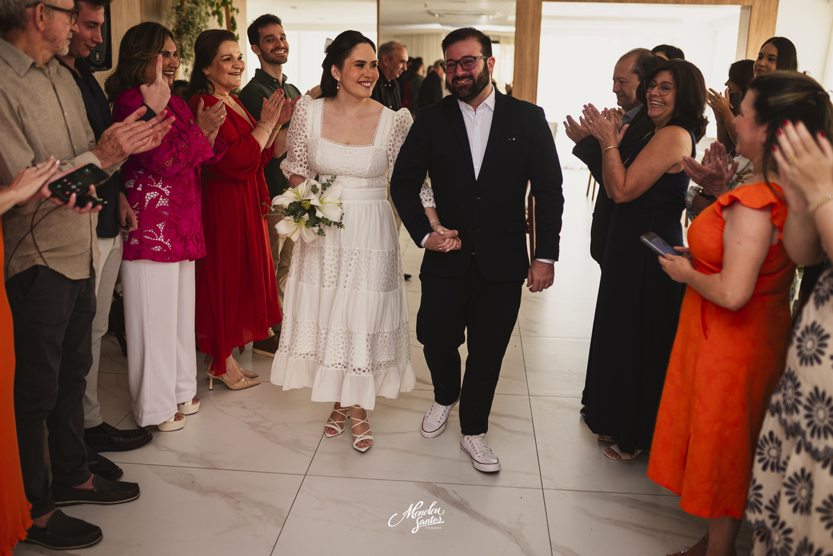 Vestido de noiva para casamento civil