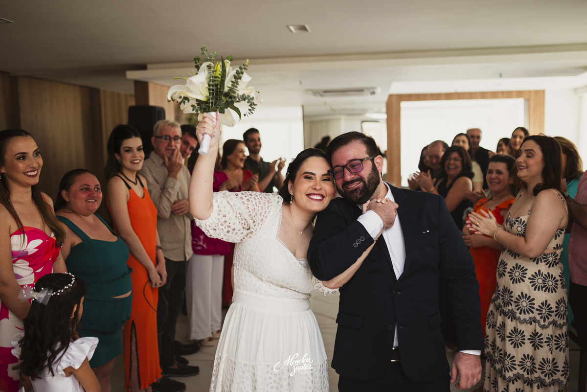 Vestido de noiva para casamento civil