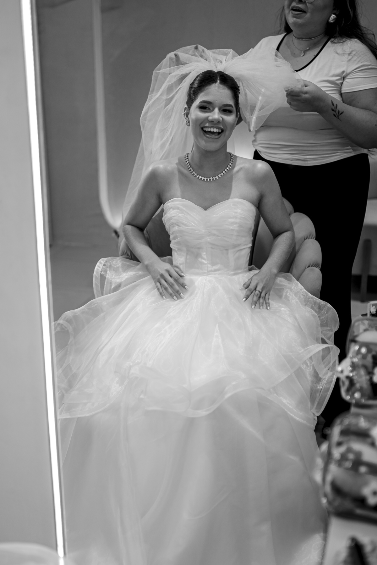 maaking of da noiva com veu 