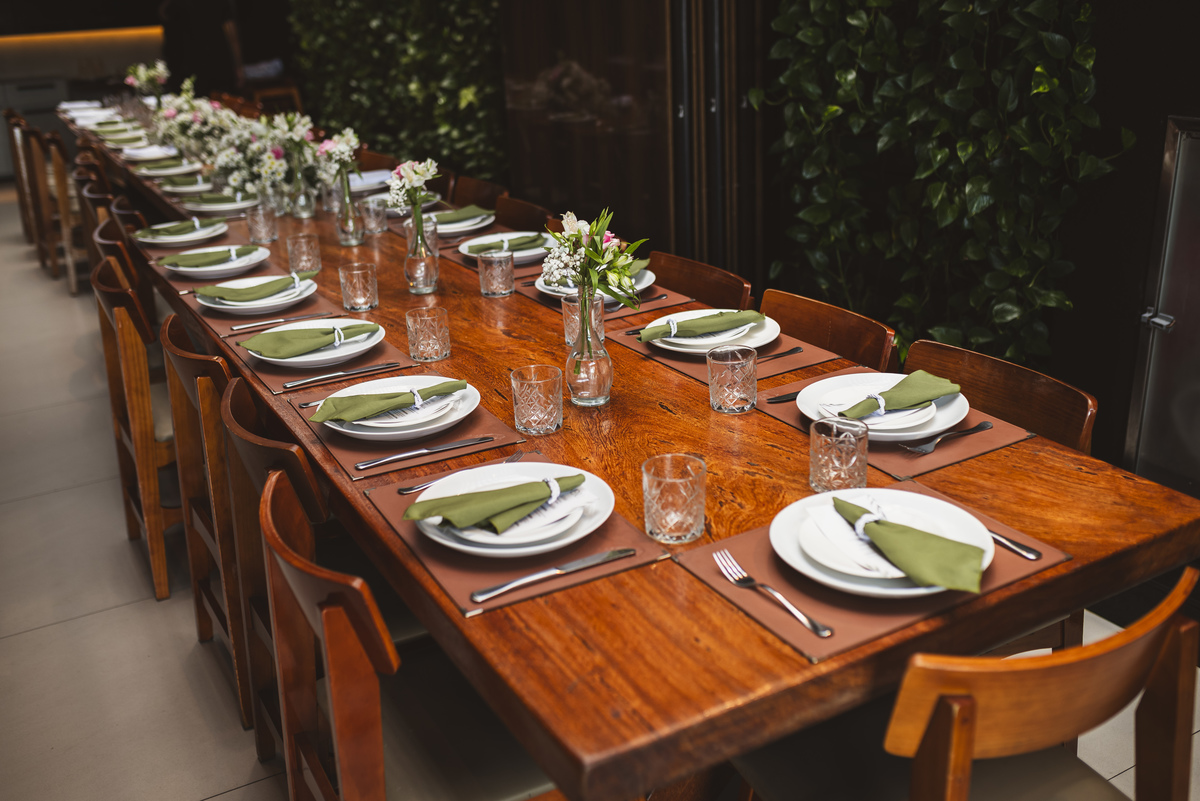 Decoração de Mini wedding em restaurante em fortaleza