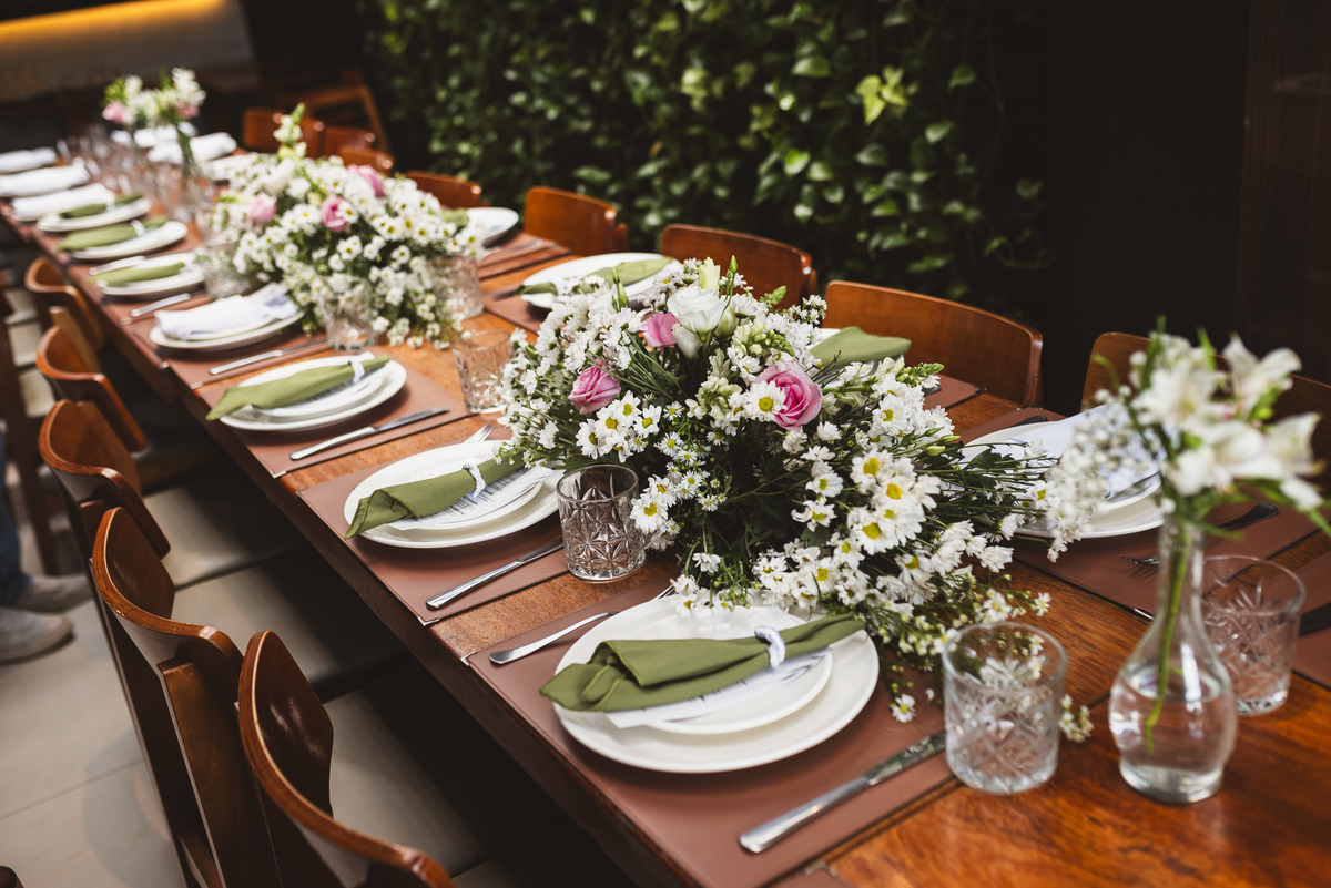 Decoração de Mini wedding em restaurante em fortaleza