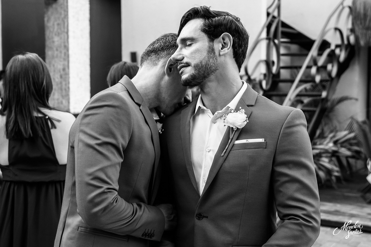 Casamento gay em Fortaleza no lô restaurante com Meneleu santos fotografia de casamento