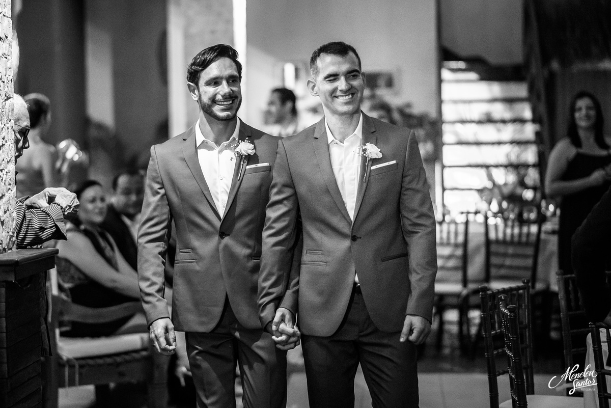 Casamento gay em Fortaleza no lô restaurante com Meneleu santos fotografia de casamento
