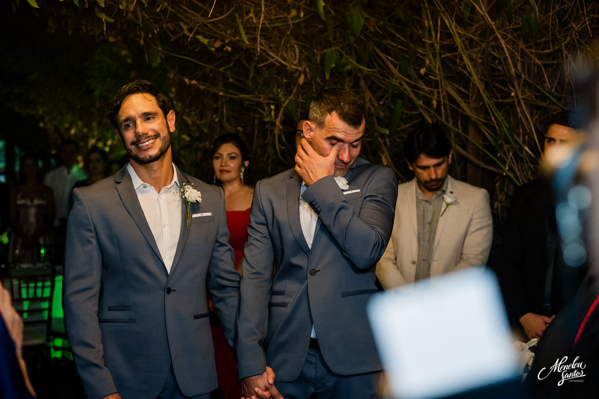 Casamento gay em Fortaleza no lô restaurante com Meneleu santos fotografia de casamento