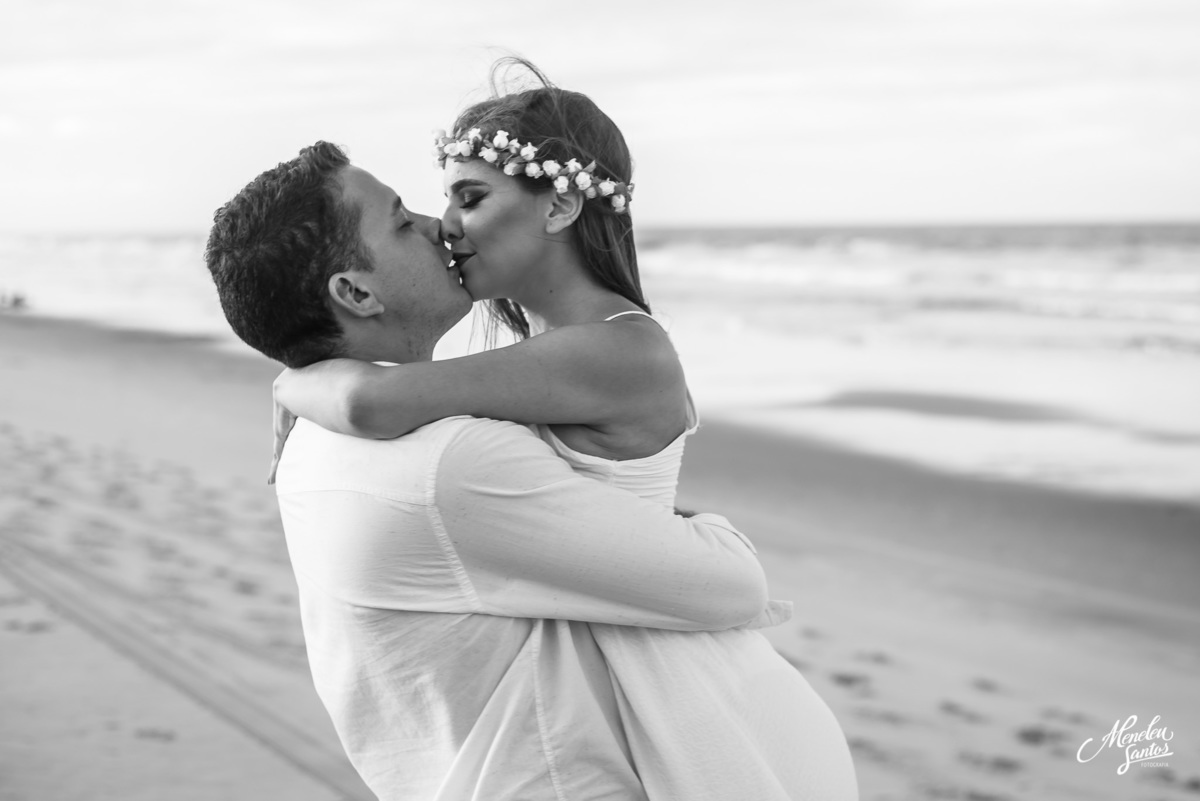 Ensaio Externo na praia do Japão  por Fotógrafo de casamento Meneleu Santos