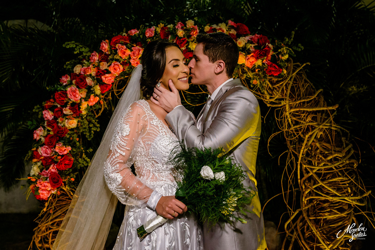 Fotografia de casamento no buffet Le Jardin por Fotógrafo de casamento em Fortaleza Meneleu Santos
