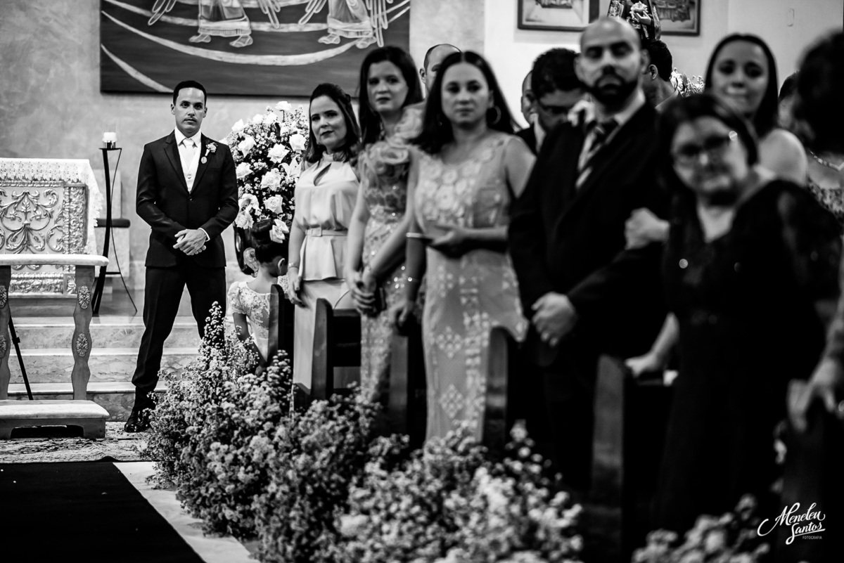 Cerimonia religiosa na capela São João Eudes por fotografo de casamento em fortaleza meneleu santos