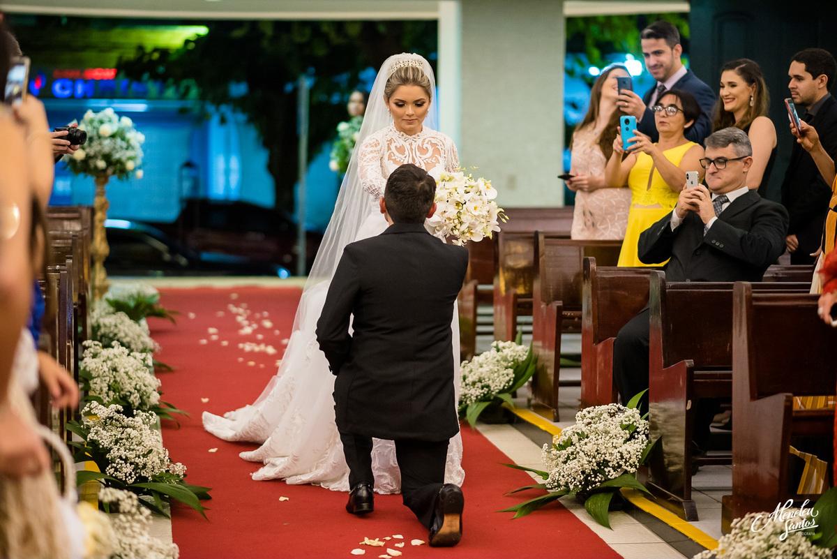 Casamento na Igreja Cristhus filius dei com fotografo de casamento em fortaleza Meneleu Santos