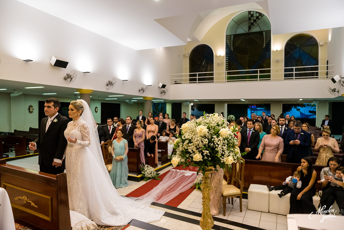 Casamento na Igreja Cristhus filius dei com fotografo de casamento em fortaleza Meneleu Santos