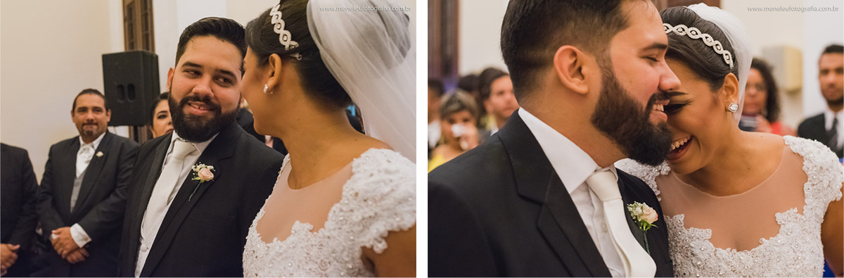 Noiva entrando na igreja São Pedro em Fortaleza