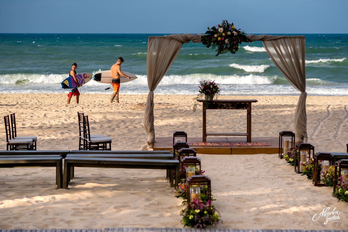 Casamento na praia do futuro 