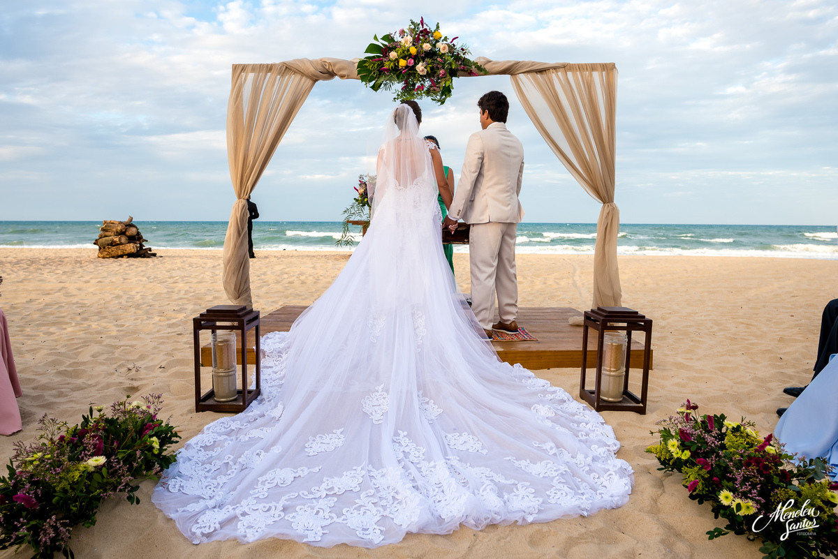 Decoração de casamento na praia 