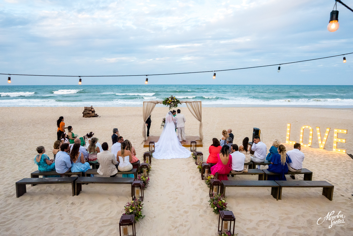 noiva casamento na praia do futuro 