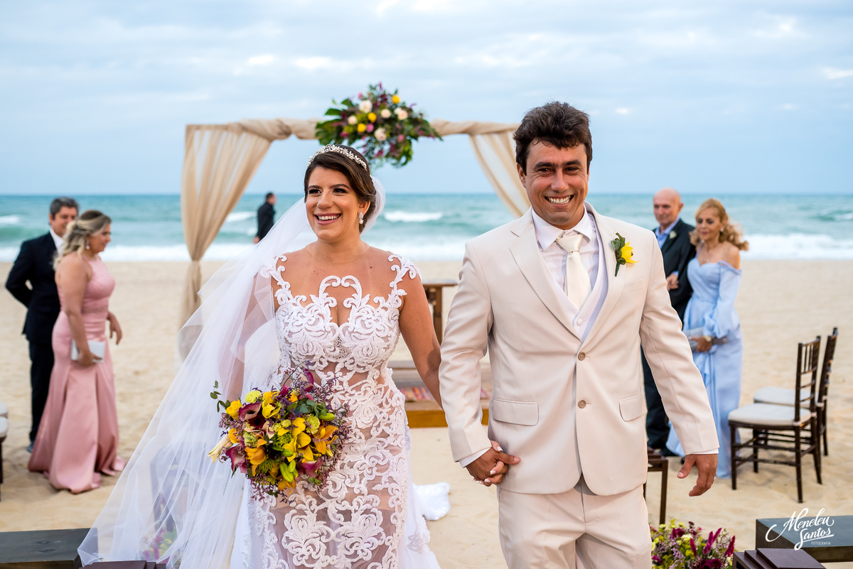 noiva casamento na praia do futuro 