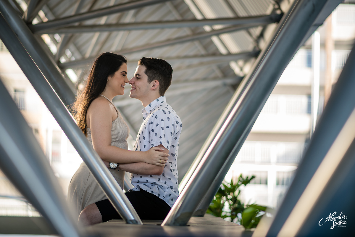 Ensaio de casal no Colégio Christus e Heliponto em Fortaleza-CE