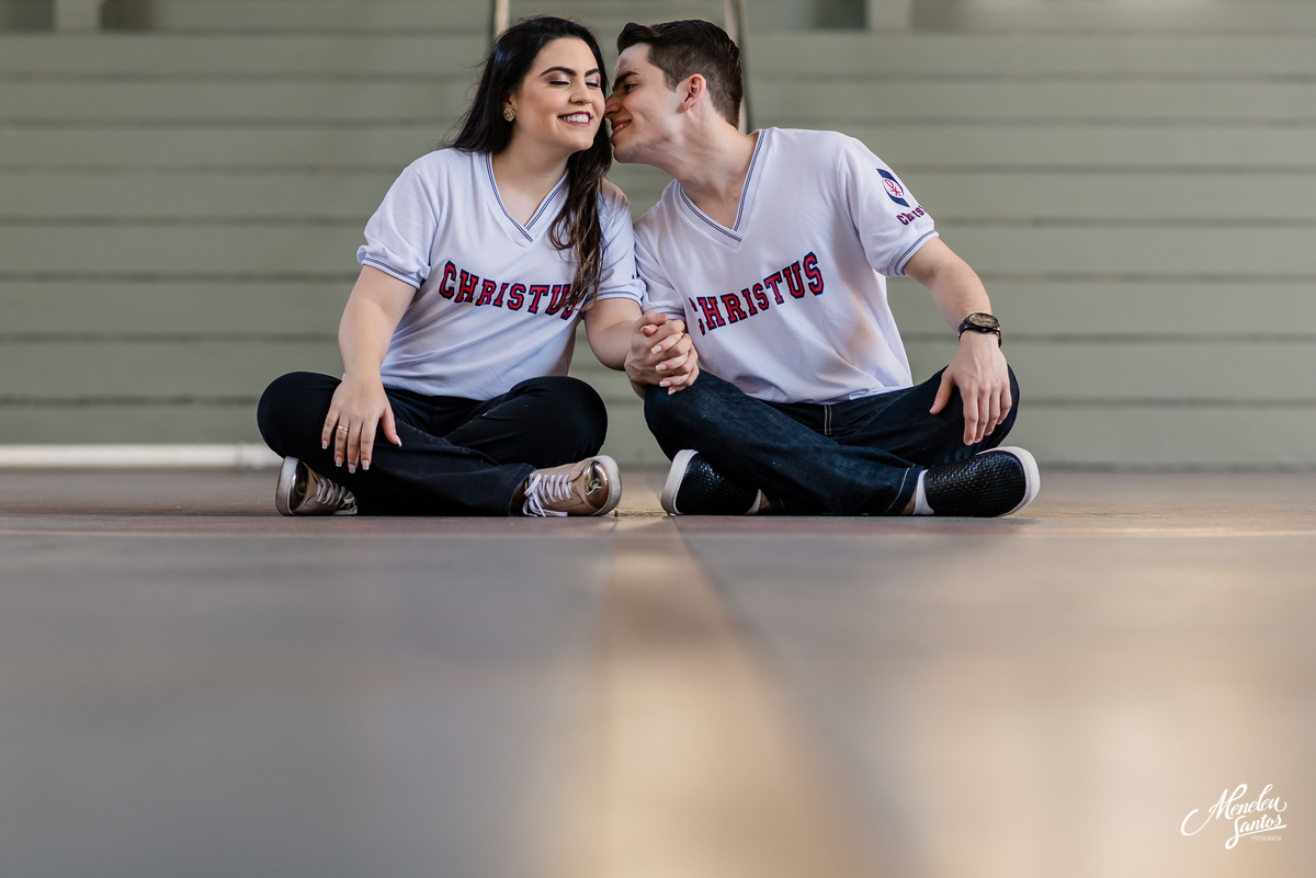 Ensaio de casal no Colégio Christus e Heliponto em Fortaleza-CE