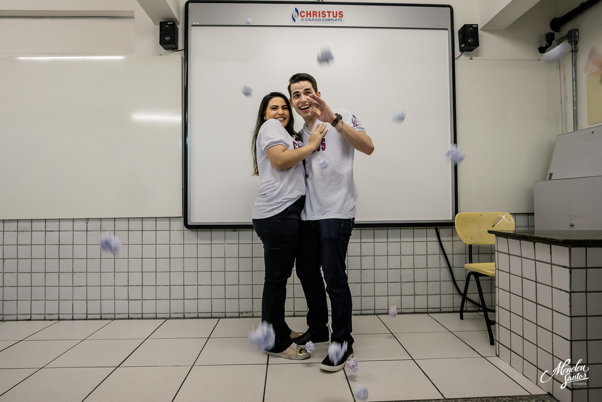 Ensaio de casal no Colégio Christus  em Fortaleza-CE