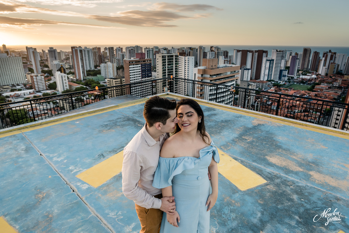 Ensaio de casal  em Heliponto em Fortaleza-CE