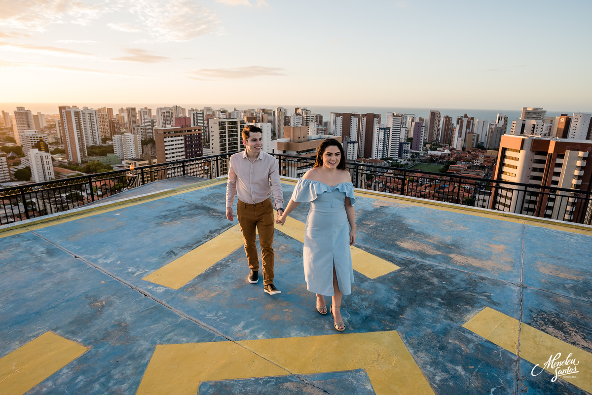 Ensaio de casal  em Heliponto em Fortaleza-CE
