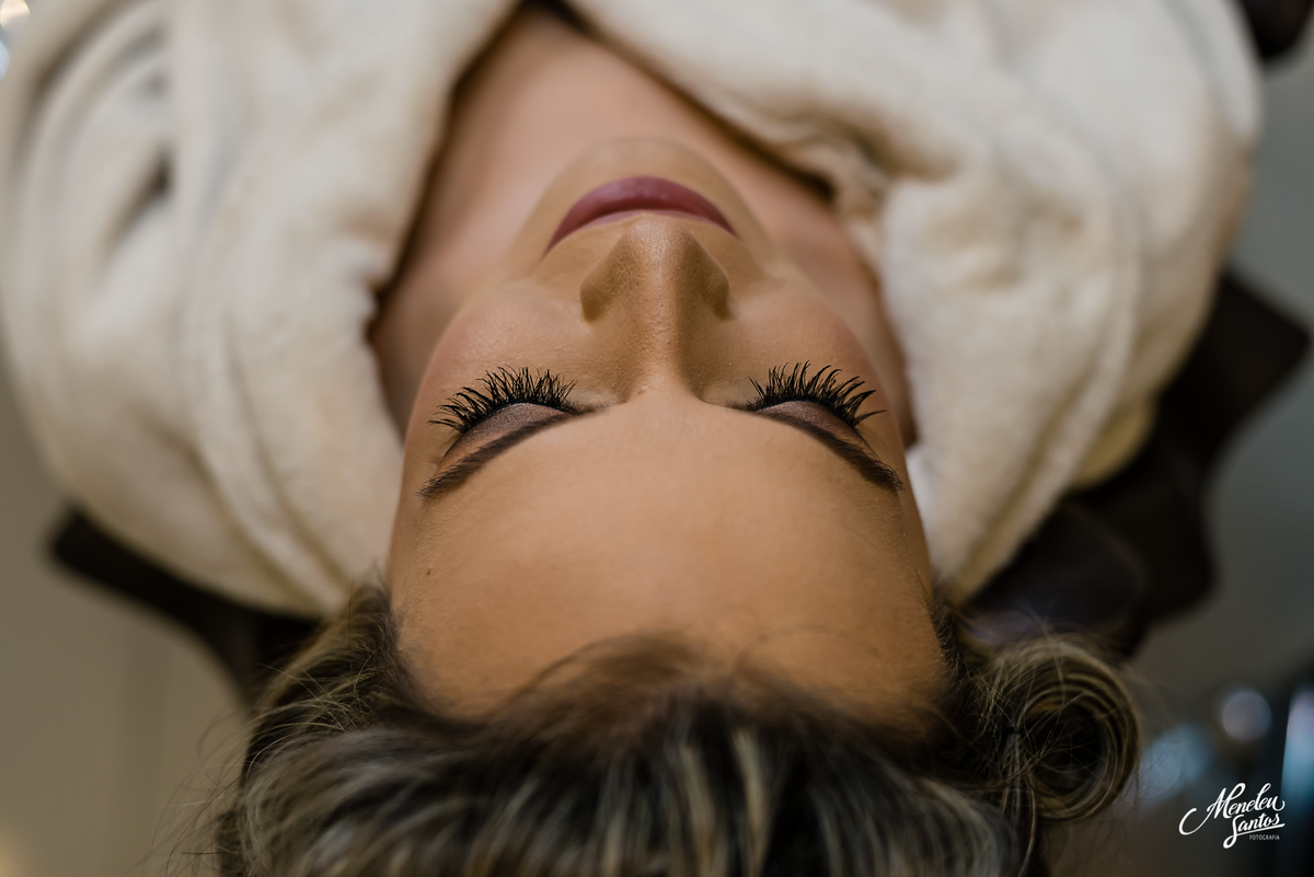 Making of da noiva no salão Cheiro Cheiroso