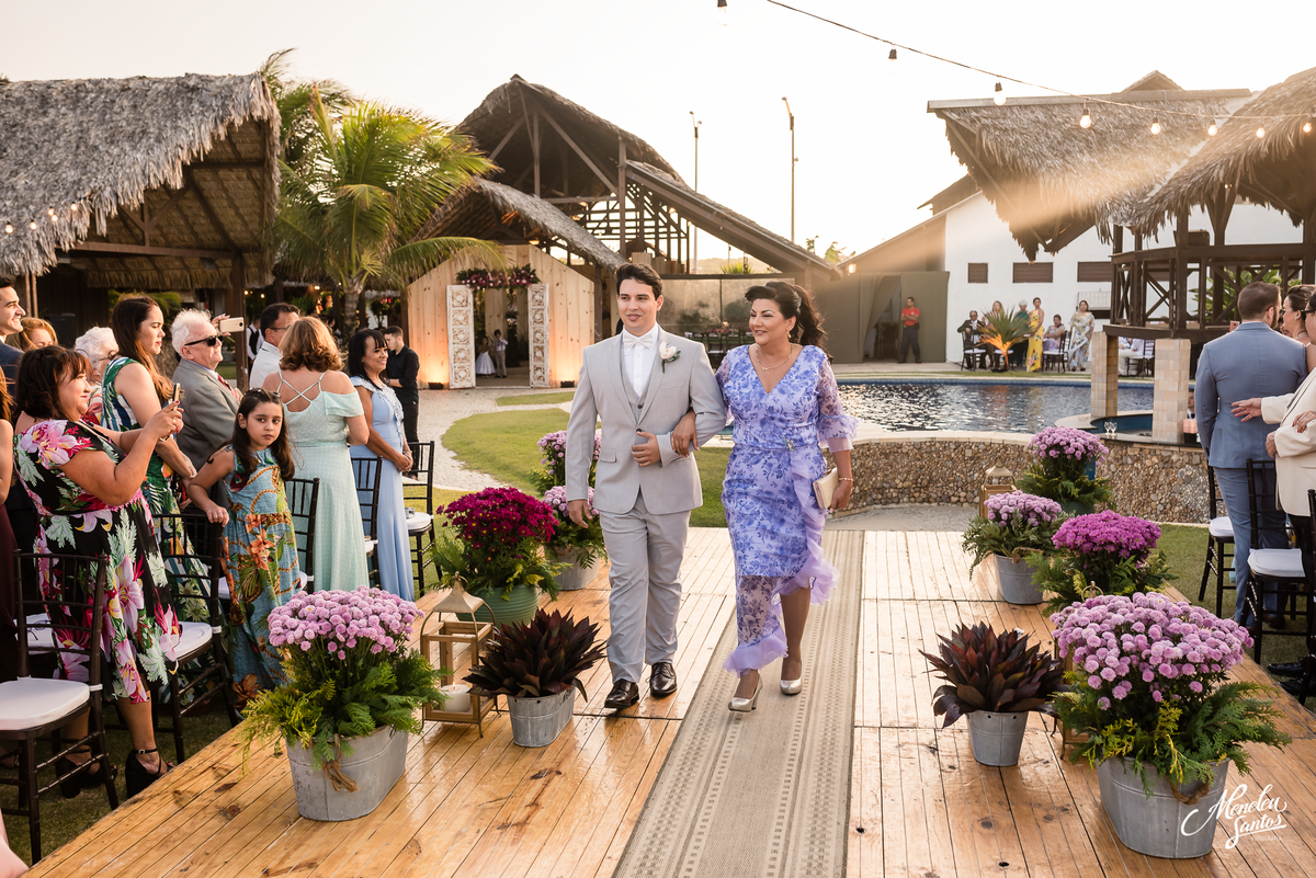 Casamento na praia na barraca Gran Royal