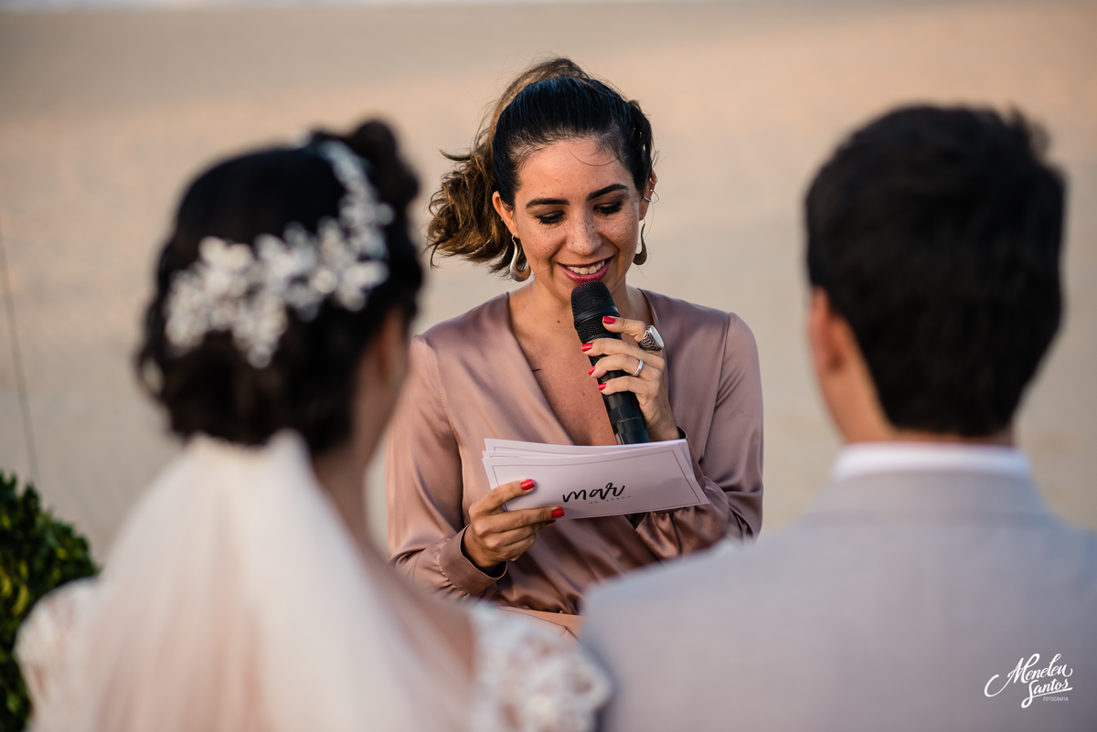 Casamento na praia na barraca Gran Royal