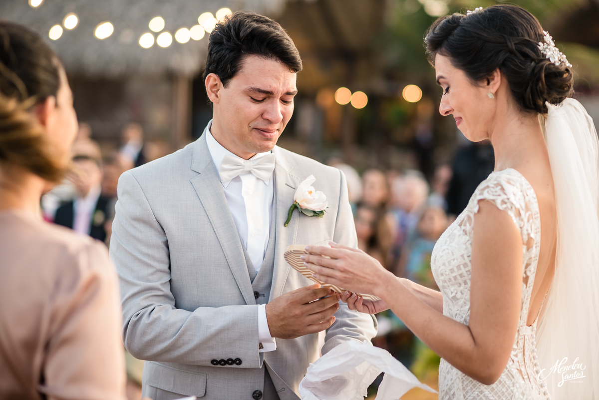 Casamento na praia na barraca Gran Royal