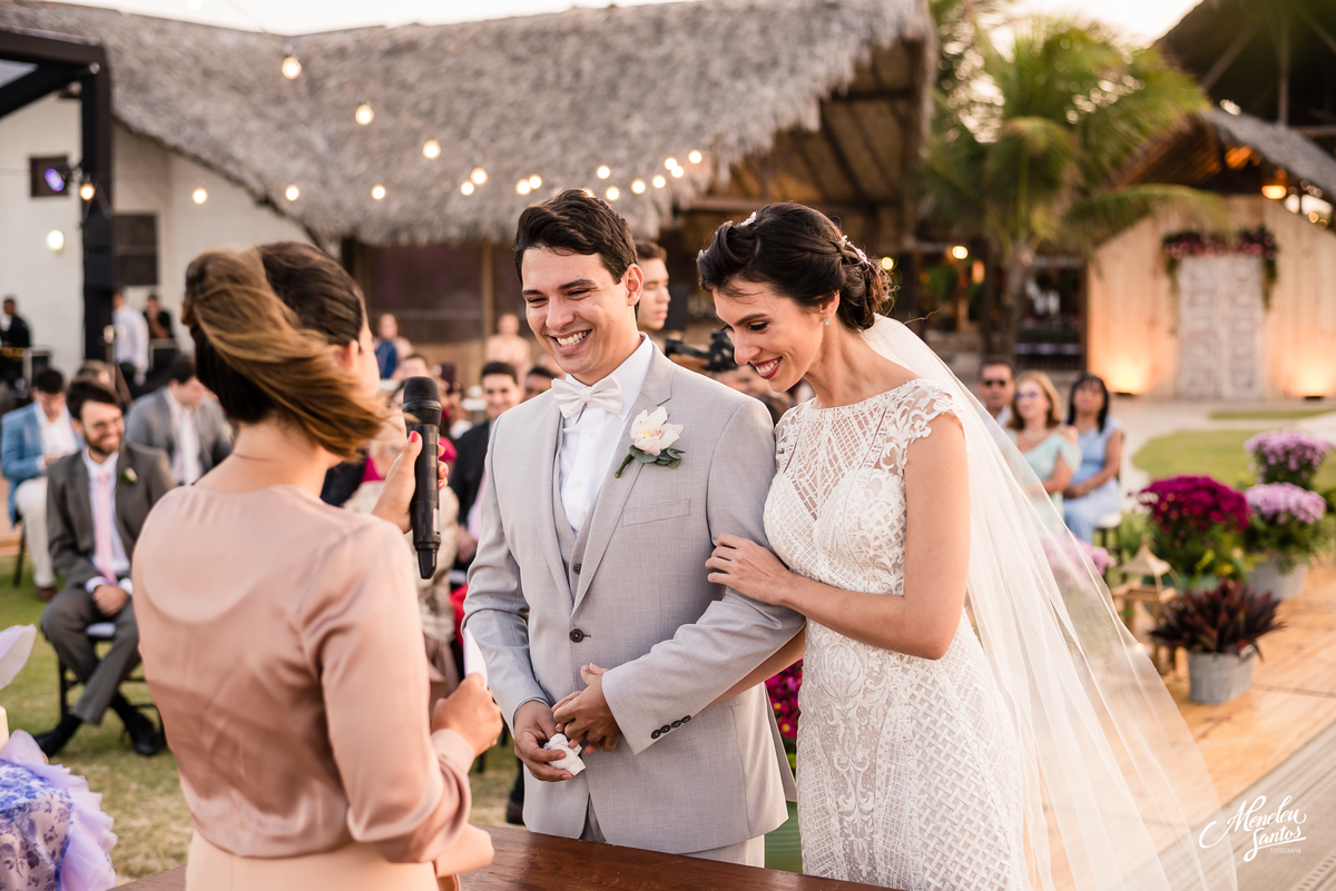 Casamento na praia na barraca Gran Royal