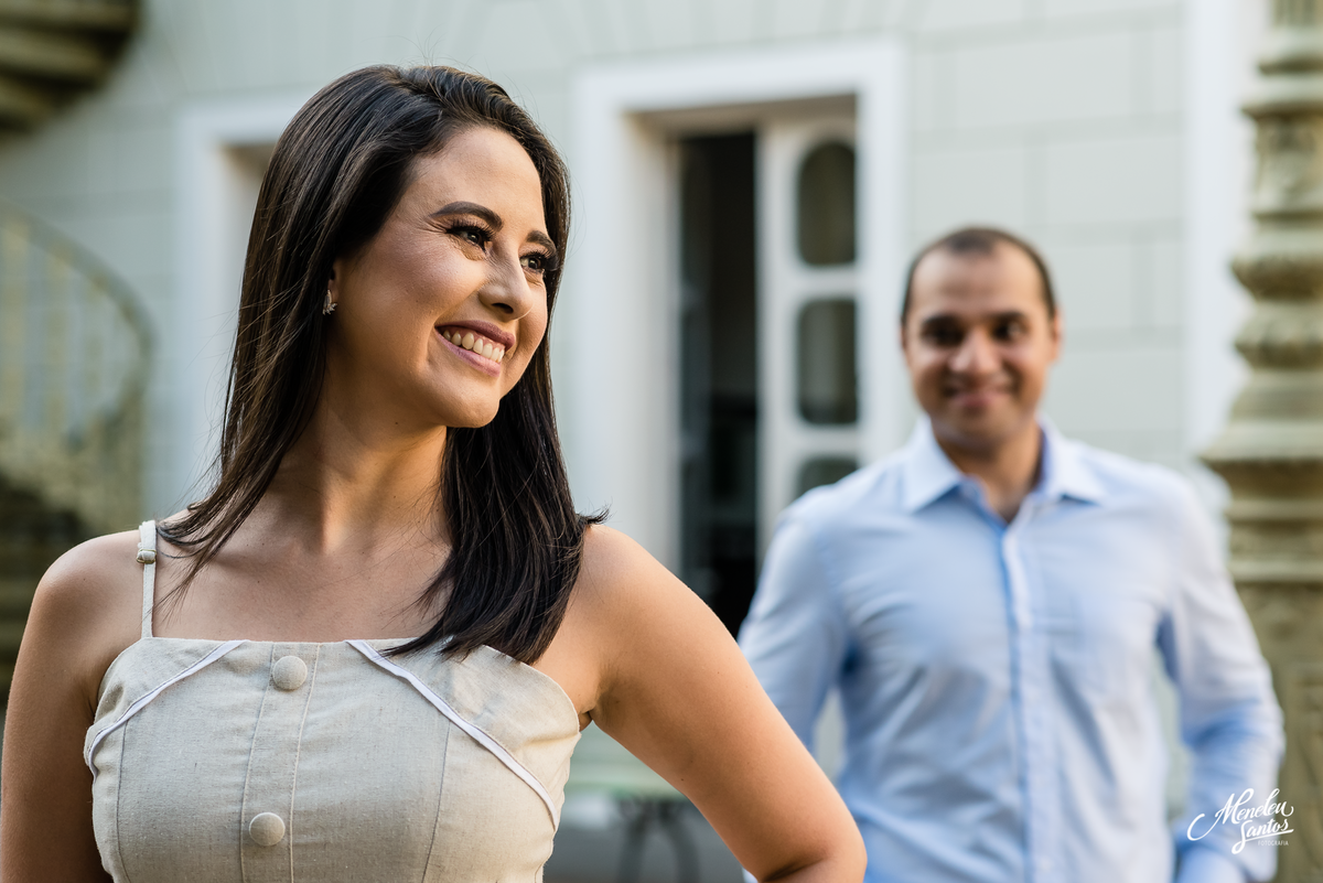 Ensaio de casal no Teatro José de Alencar em Fortaleza