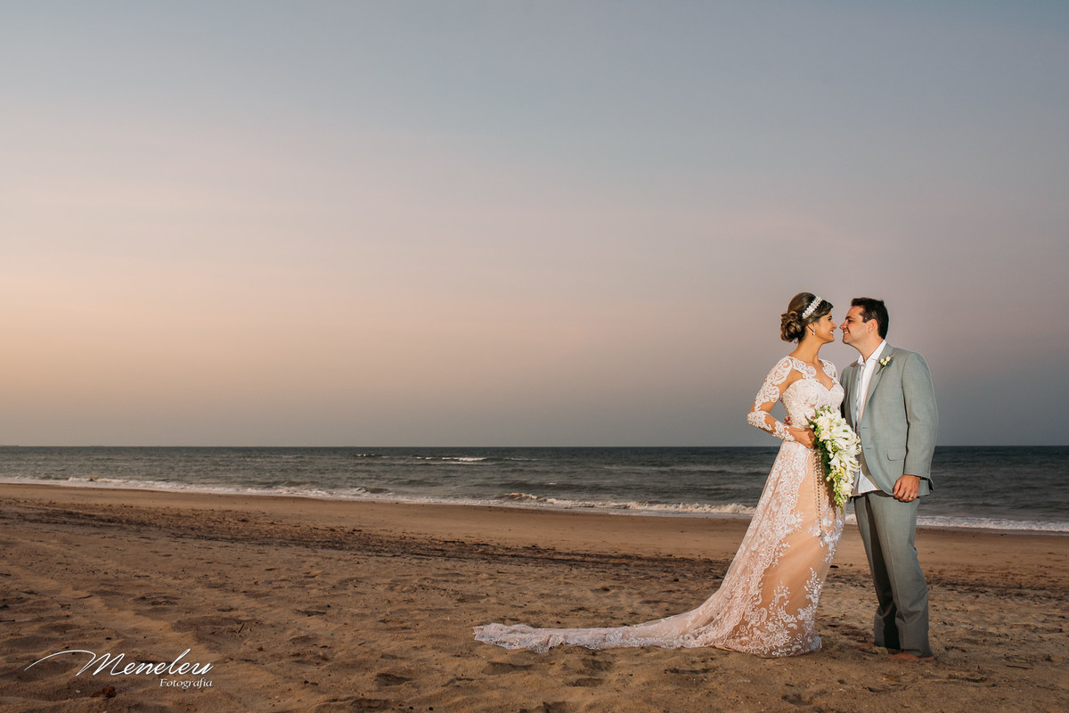 Fotografo em fortaleza no casamento na praia em Solarium Tabuba