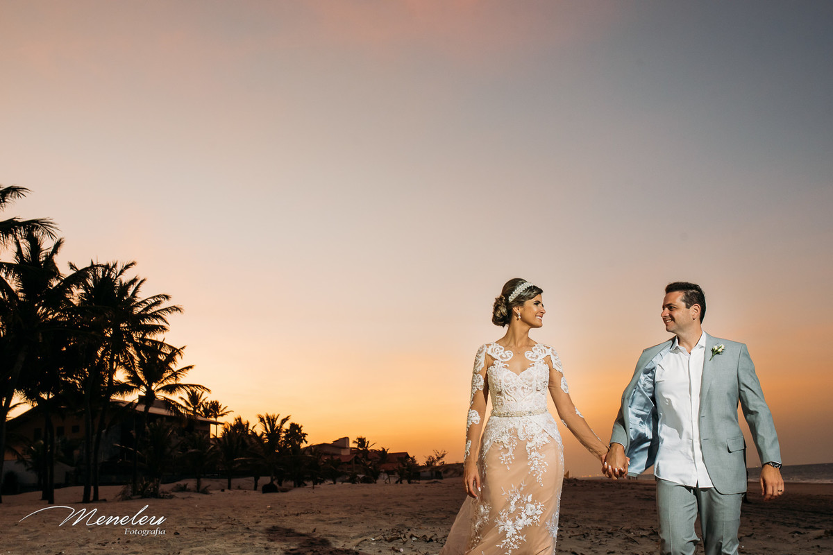 Fotografo em fortaleza no casamento na praia em Solarium Tabuba