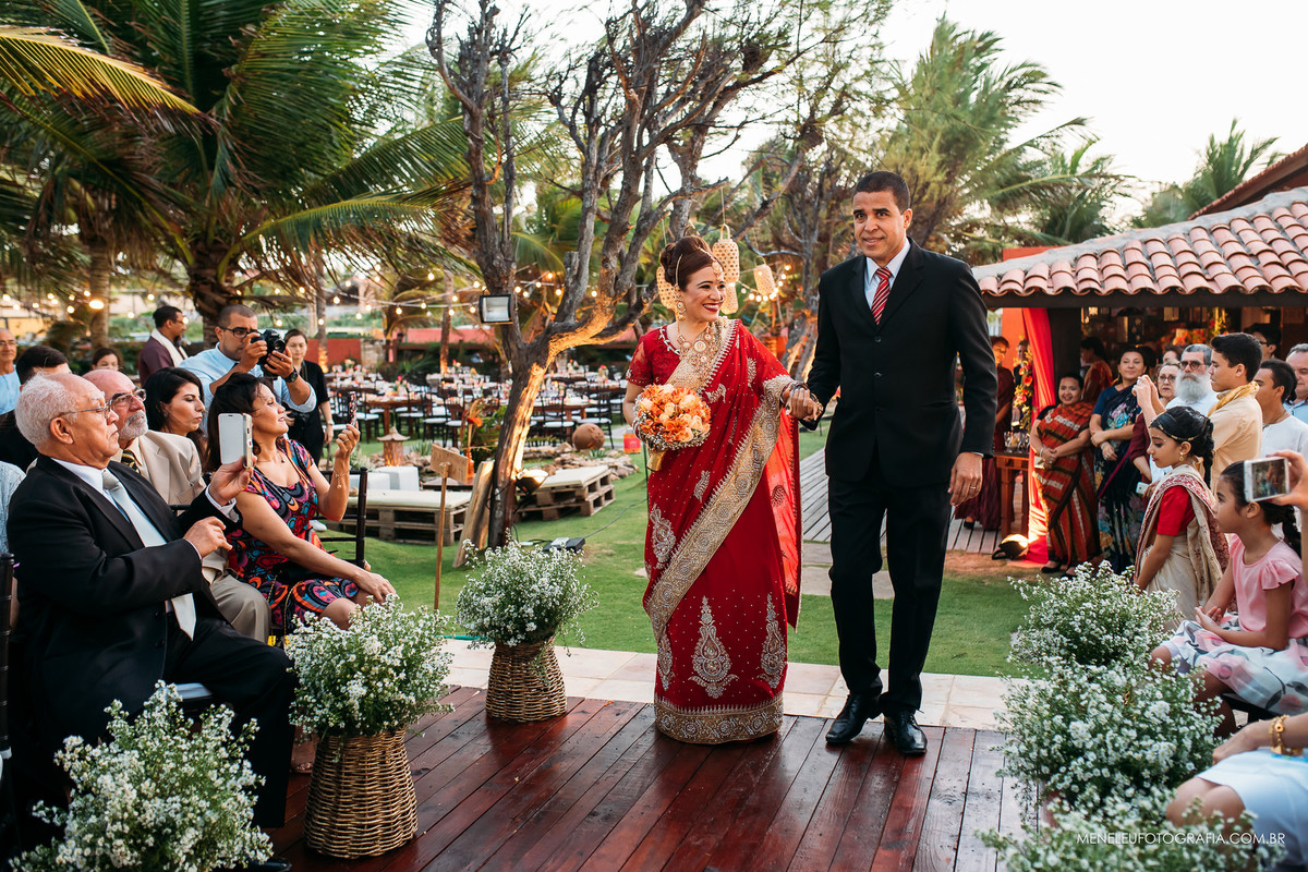 Casamento Indiano na Solarium da Tabuba por fotógrafo de casamento Meneleu Santos em Fortaleza-ce