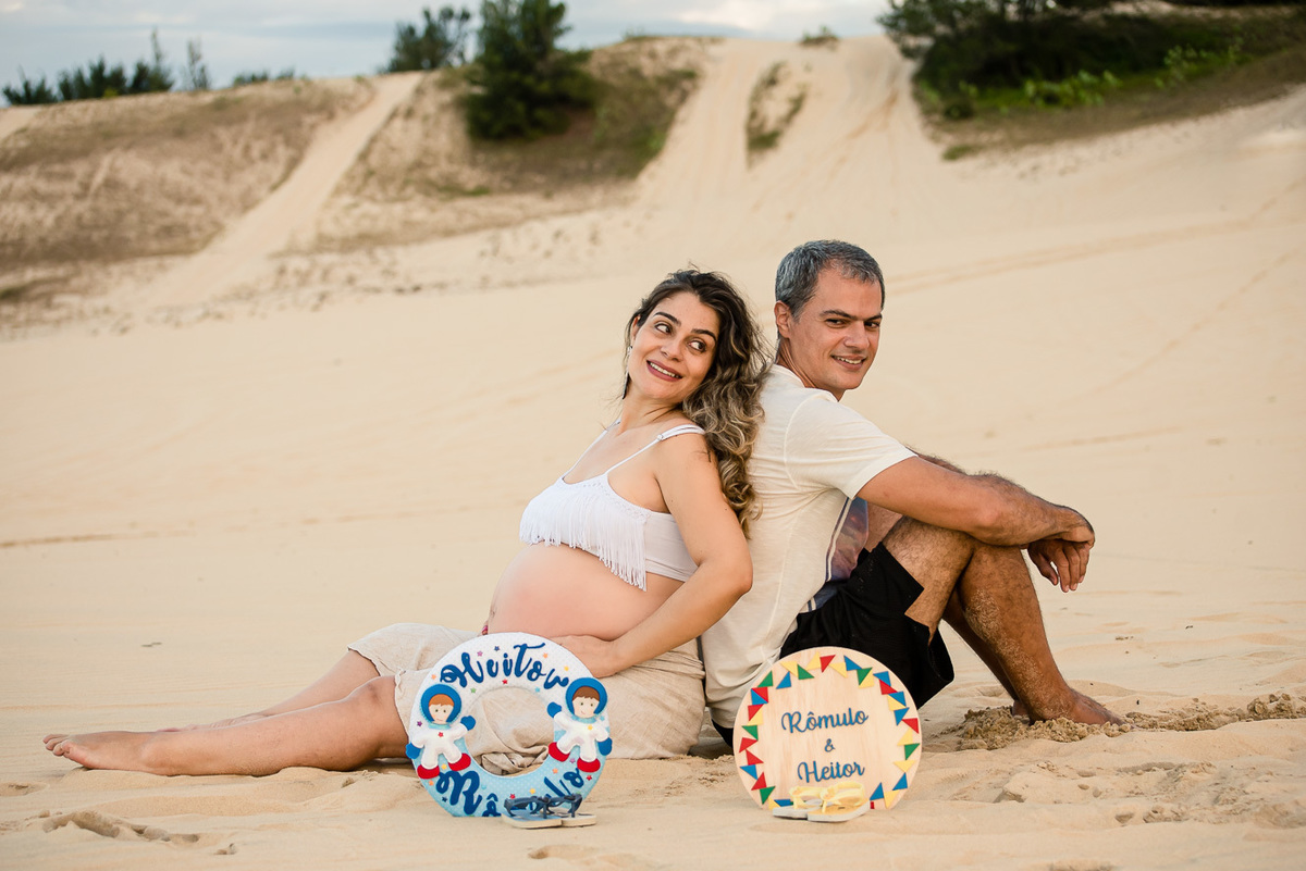 grávida em book de gestante em fortaleza