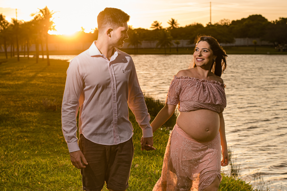 gestante de lingerie