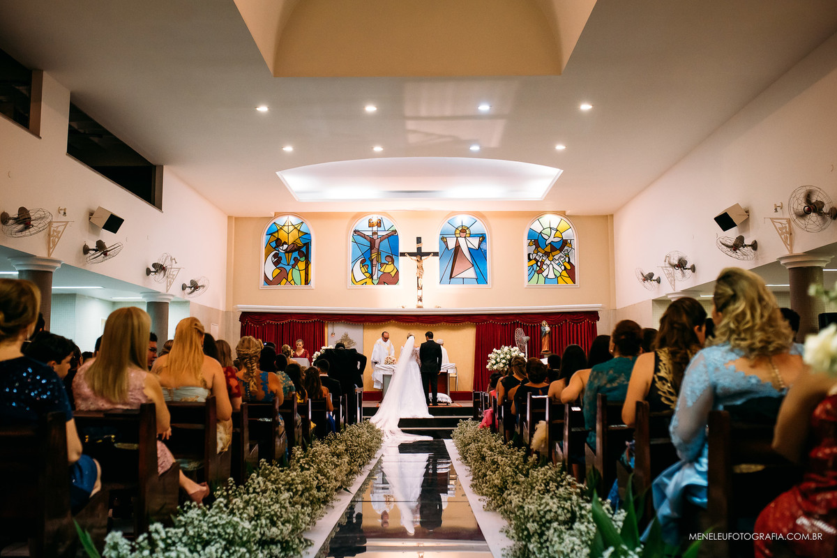 Casamento na igreja Christus Filius Dei e Tekas Buffet por Fotógrafo em Fortaleza Meneleu Santos