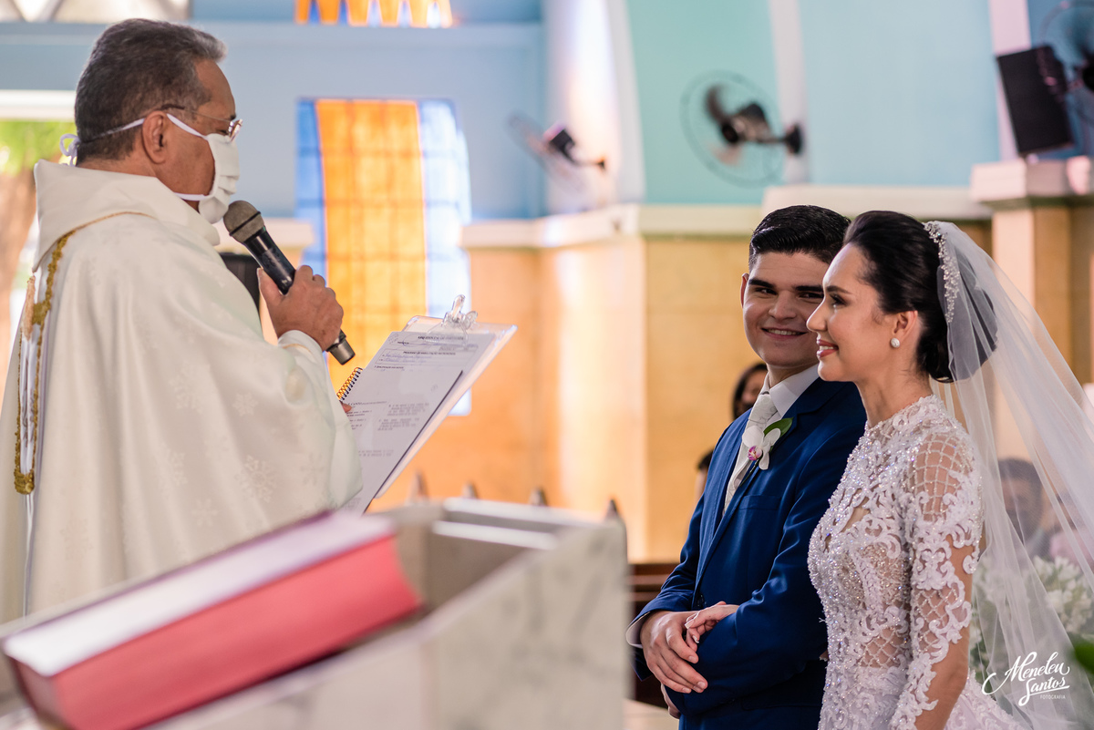 Terno azul marinho noivo igreja de fátima em fortaleza