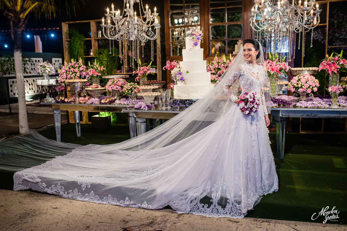 Decoração Alices Buffet em casamento em Fortaleza por fotógrafo Meneleu Santos