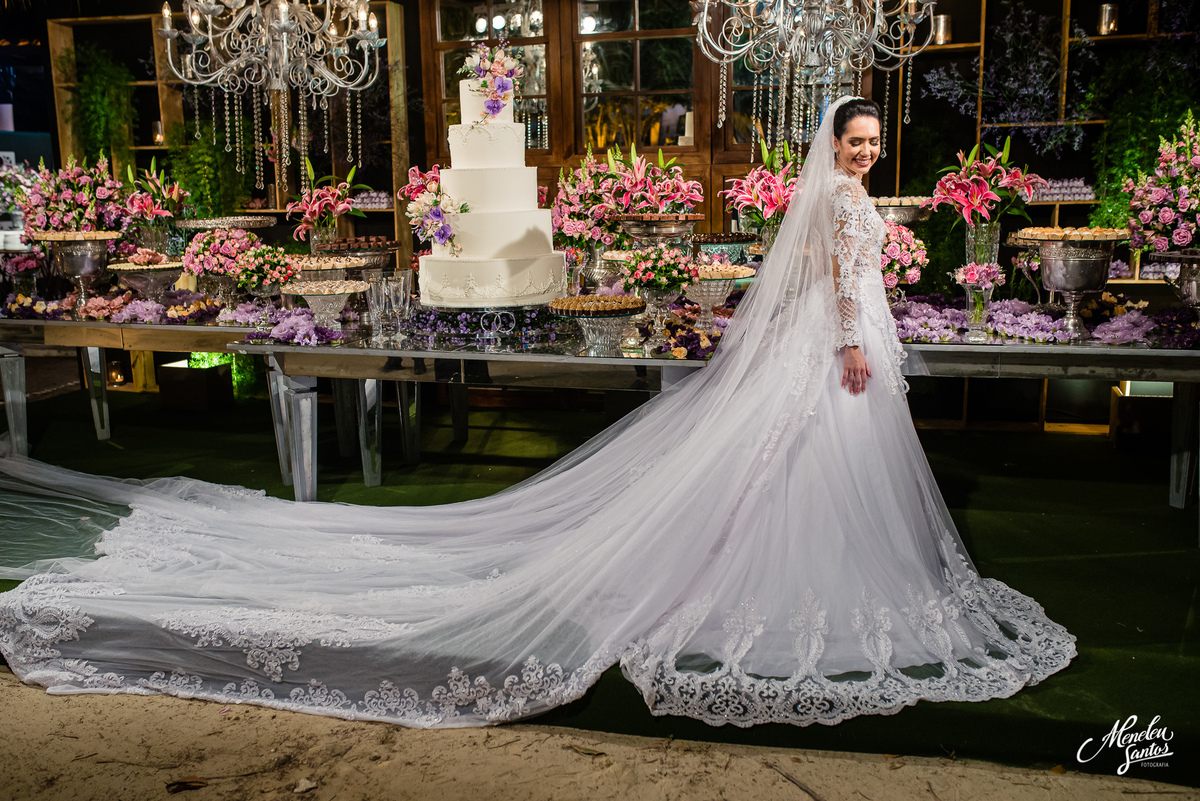 Decoração Alices Buffet em casamento em Fortaleza por fotógrafo Meneleu Santos